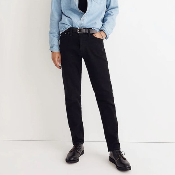 Madewell‎ Men's Slim Balck Jeans Size 30x34 - Picture 1 of 6